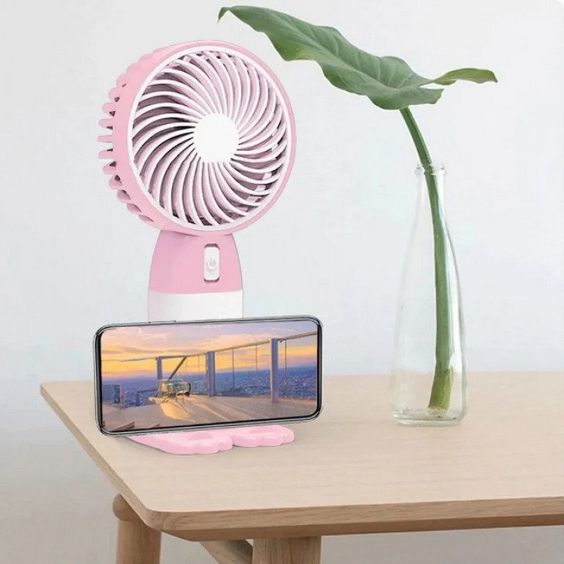 Buy mini fan with mobile stand at best price in Pakistan | Arish