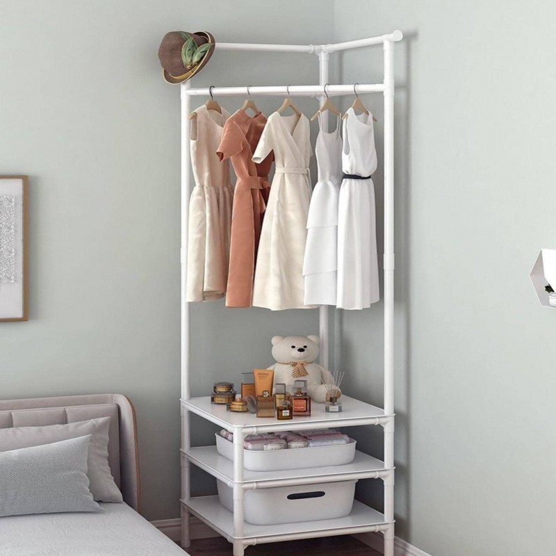 Corner Shelf For Clothing