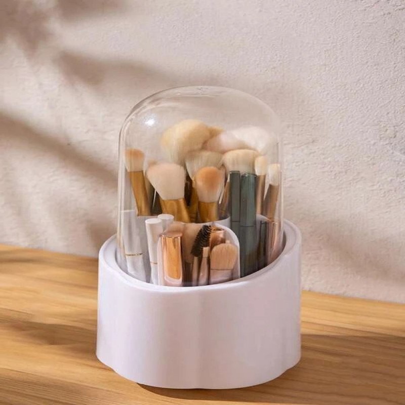 360° Rotating Makeup Brush Holder