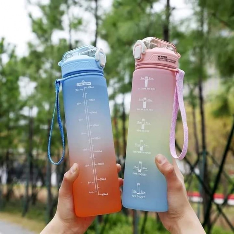1000ML Colorful Water Bottle