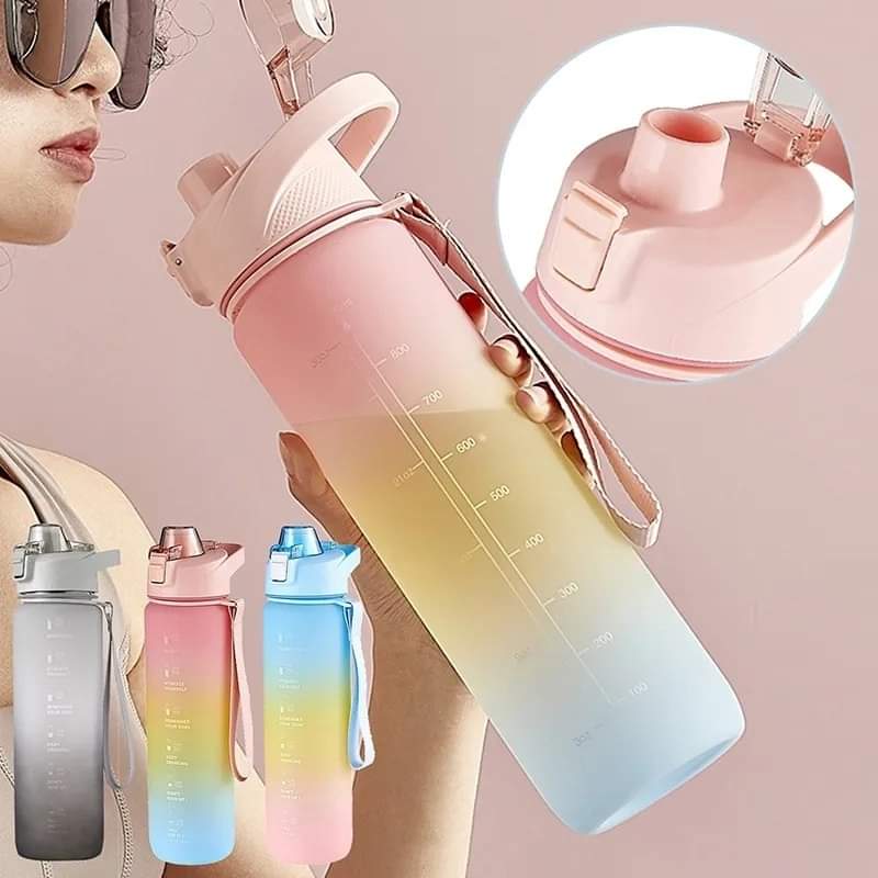 1000ML Colorful Water Bottle