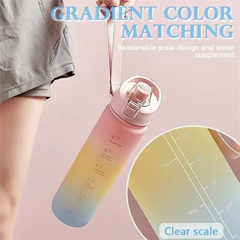 1000ML Colorful Water Bottle