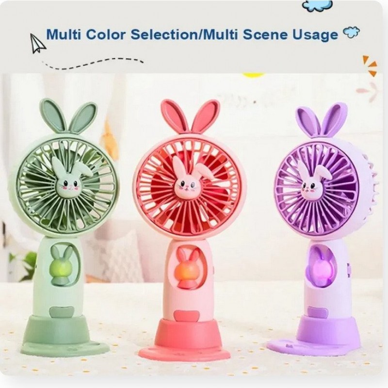 Handheld Fan With Night Light