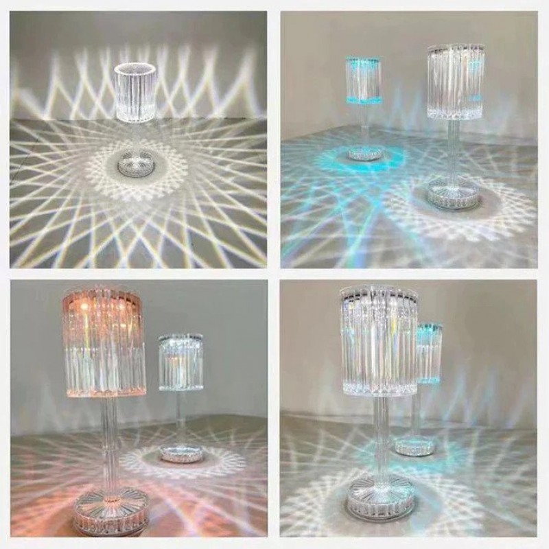 Crystal Diamond Table Lamp