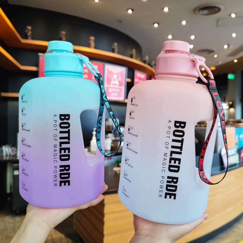Large Capacity Travel Water Bottle (2L)