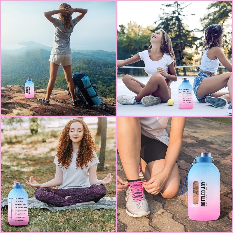 Large Capacity Travel Water Bottle (2L)