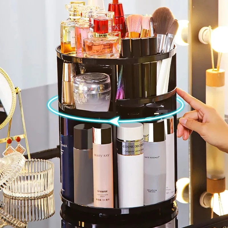 Rotating Cosmetic Organizer Large Capacity
