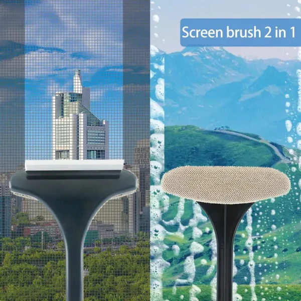 2 in 1 Window Cleaning Brush Wiper