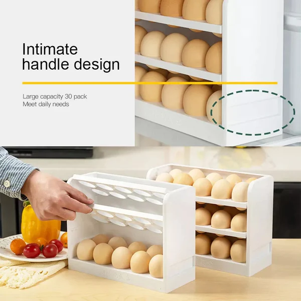 3Layer 30 Grid Egg Storage Rack
