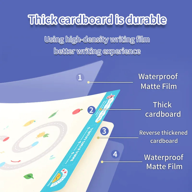 Reusable Tracing Workbook for Kids 64 Pages