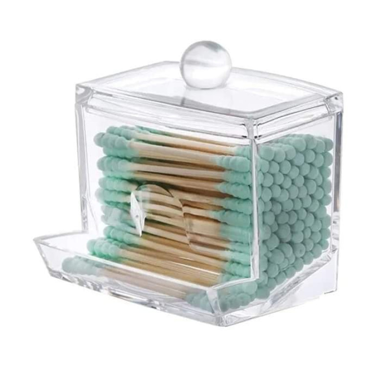 Acrylic Cotton Swabs Storage Box