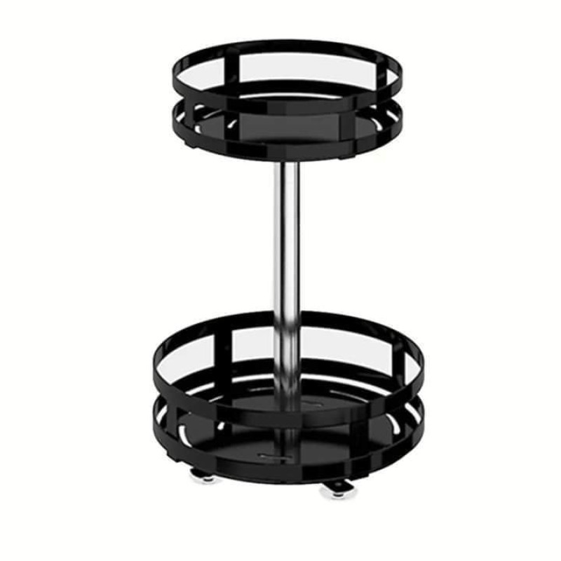 2 layer 360° Rotatable Metal Storage Organizer by MATRIX