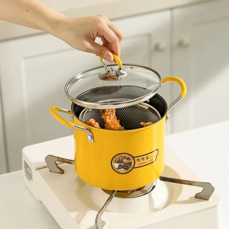2L Deep Frying Strainer Pot