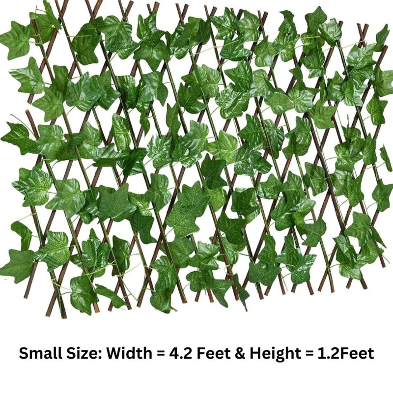 Artificial Garden Plant Fence - Expandable/Stretchable Privacy Fence Screen