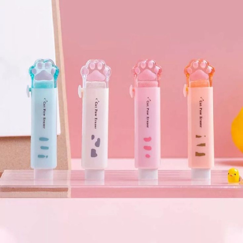 Mini Cat Paw Highlighter - Vibrant Colors, Perfect For Students & Office Use