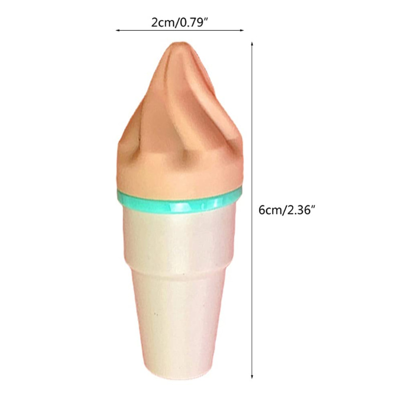 6 Cone Shape Highlighter Fine Grip Marker
