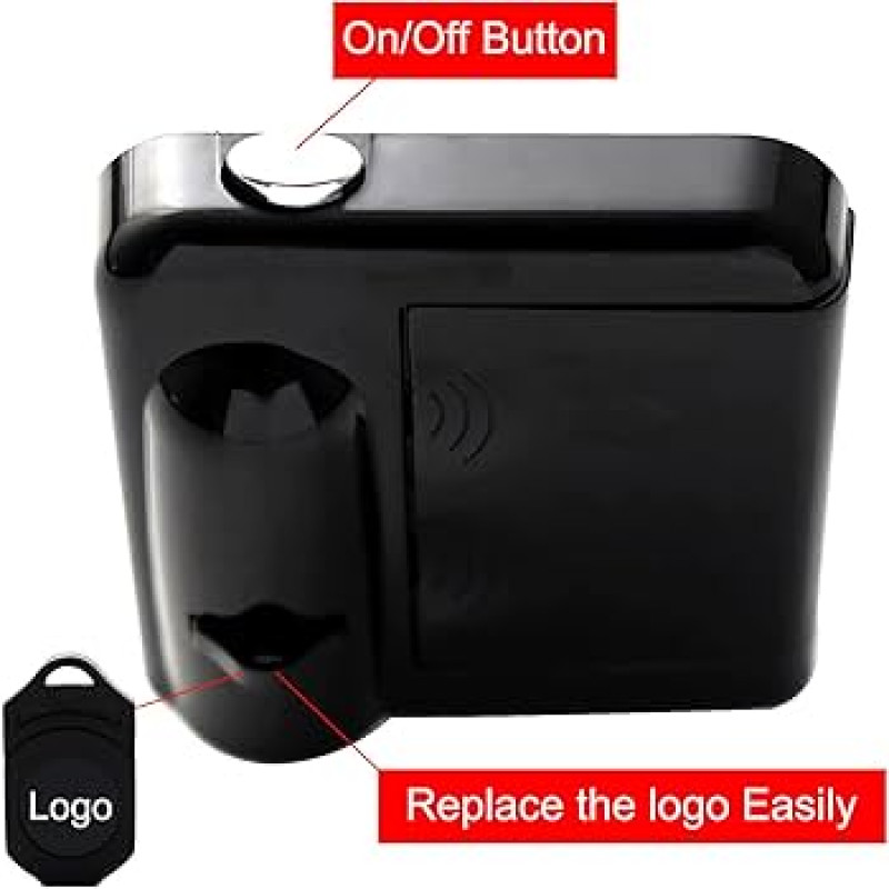Toyota Wireless Ghost Shadow Welcome Logo LED Light Door Projectors 2 Pcs - Powered by AA Batteries ( Not included)
