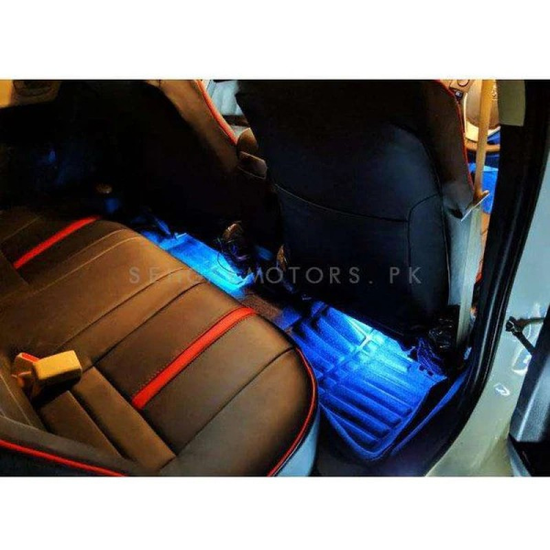 7 Color LED Car Interior Ambient Light | Remote Controlled - Atmosphere Lighting