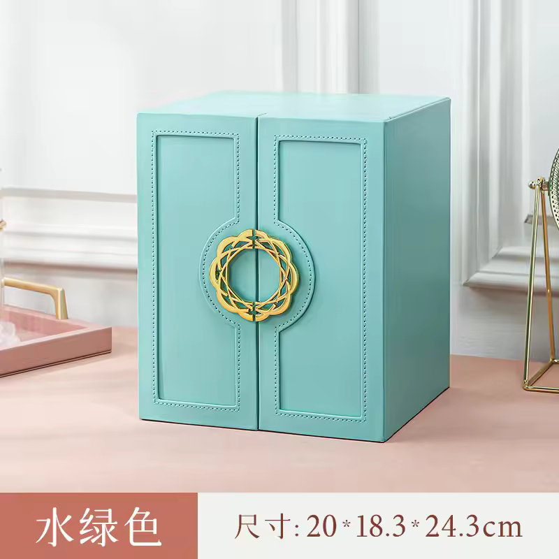 Exquisite Jewelry Storage Box, Large Capacity Organizer for Earrings, Rings, Necklaces, Bracelets, Handmade with Exquisite