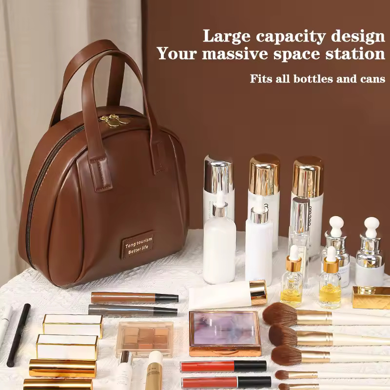 Handheld Cosmetic Bags Fashion Travel Portable Cosmetic Bags Large Capacity