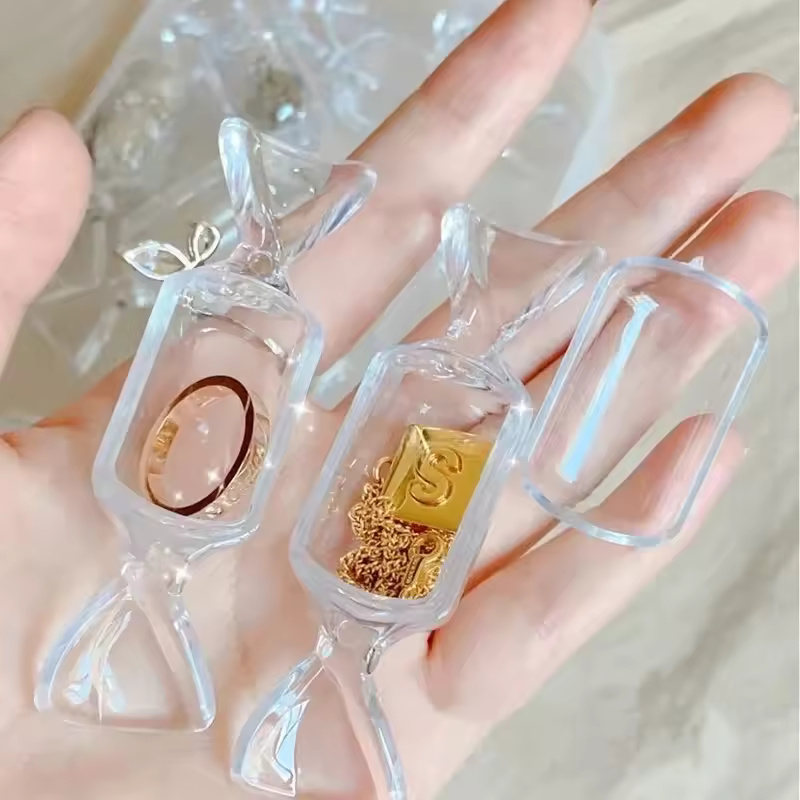 Acrylic Candy Shape Jewellery Organizer (Pack of 10)