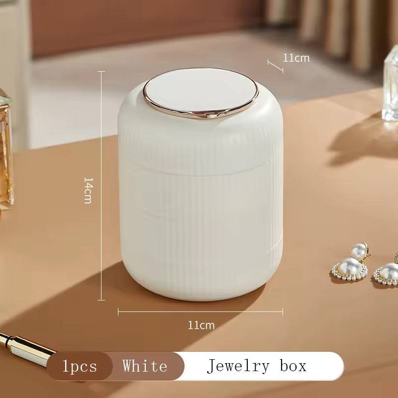 Luxury 4 Layer Rotatable Jewellery Organizer With Miror