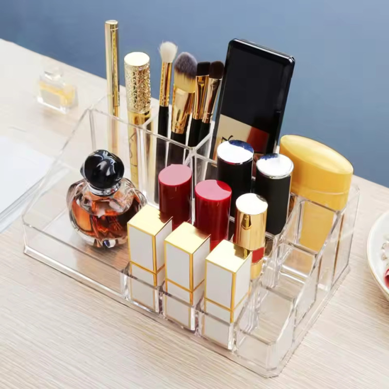 Acrylic Lipstick And Makeup Organizer For Vanity