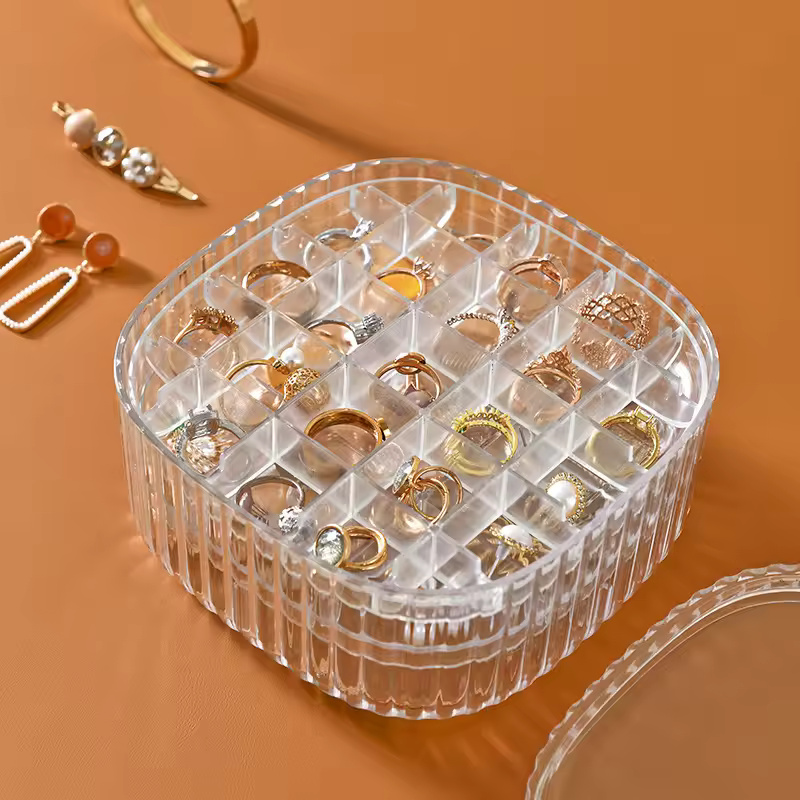 Transparent Crystal Jewellery Organizer