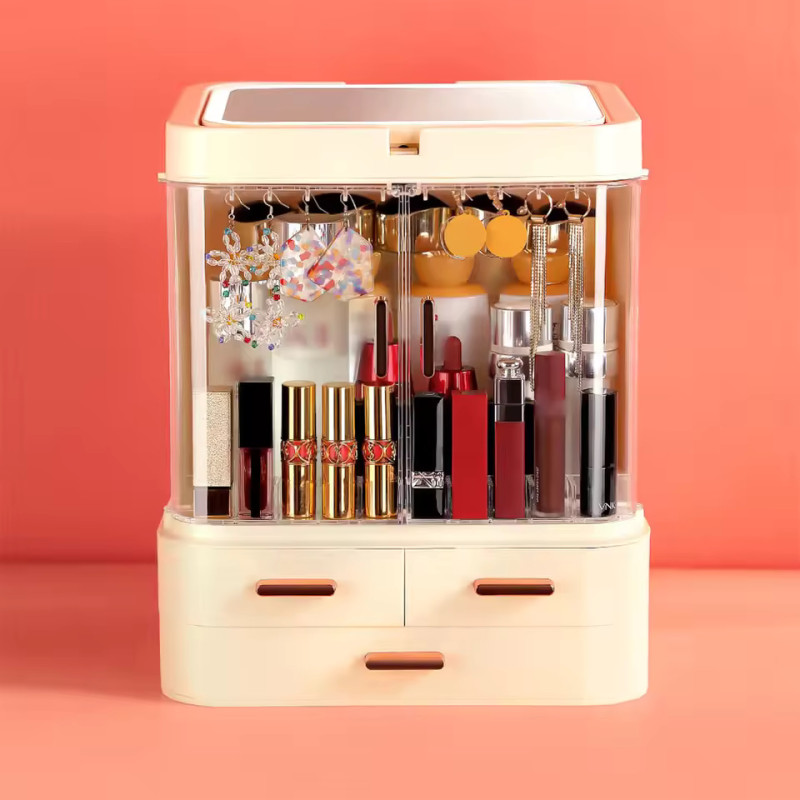 Luxury Storage Box With LED Mirror