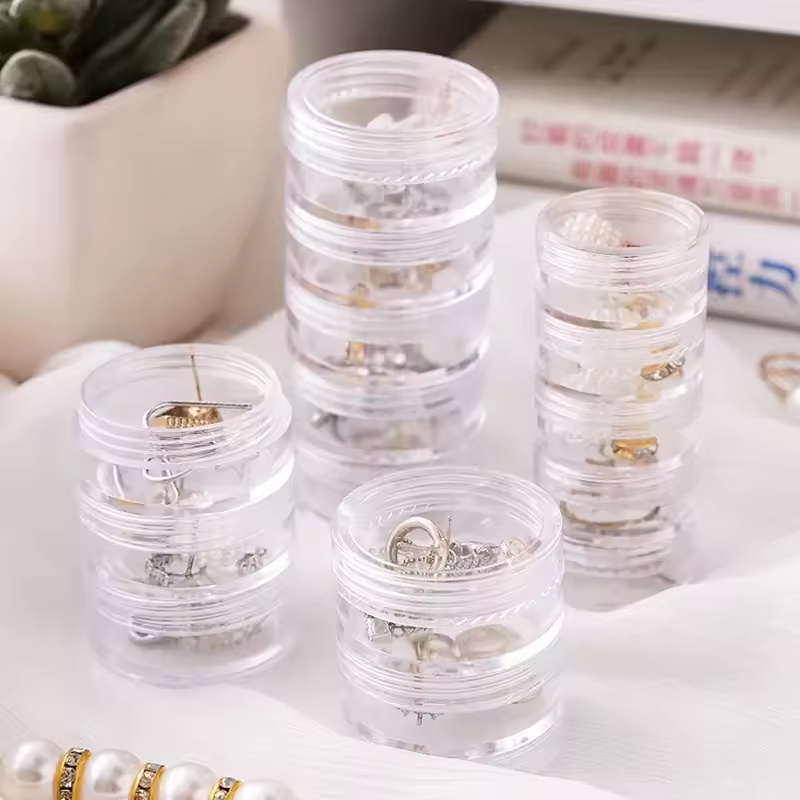 5 Layers Stackable Round Jewelry Organizer