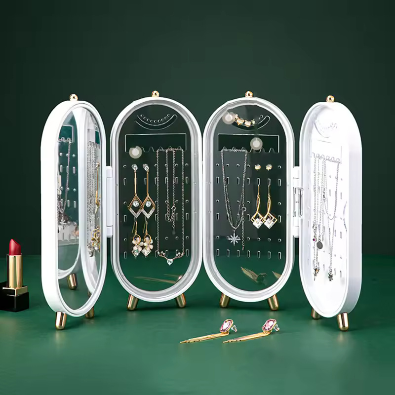 Foldable Jewellery Organizer For Vanity