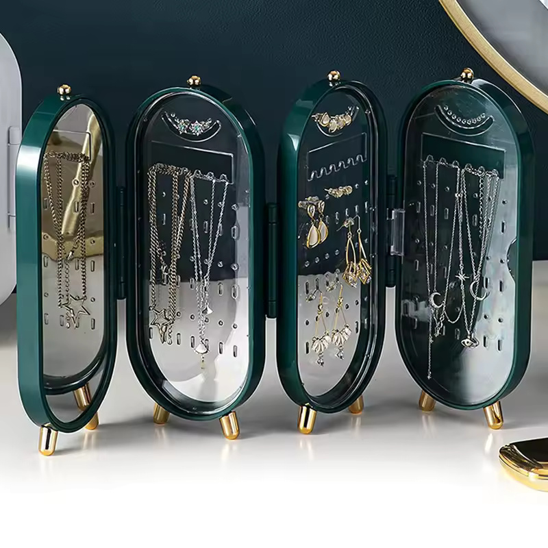 Foldable Jewellery Organizer For Vanity