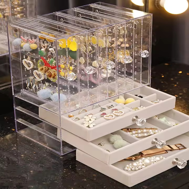Acrylic Jewellery Organizer With Drawer