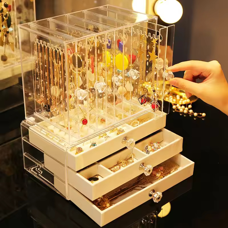 Acrylic Jewellery Organizer With Drawer