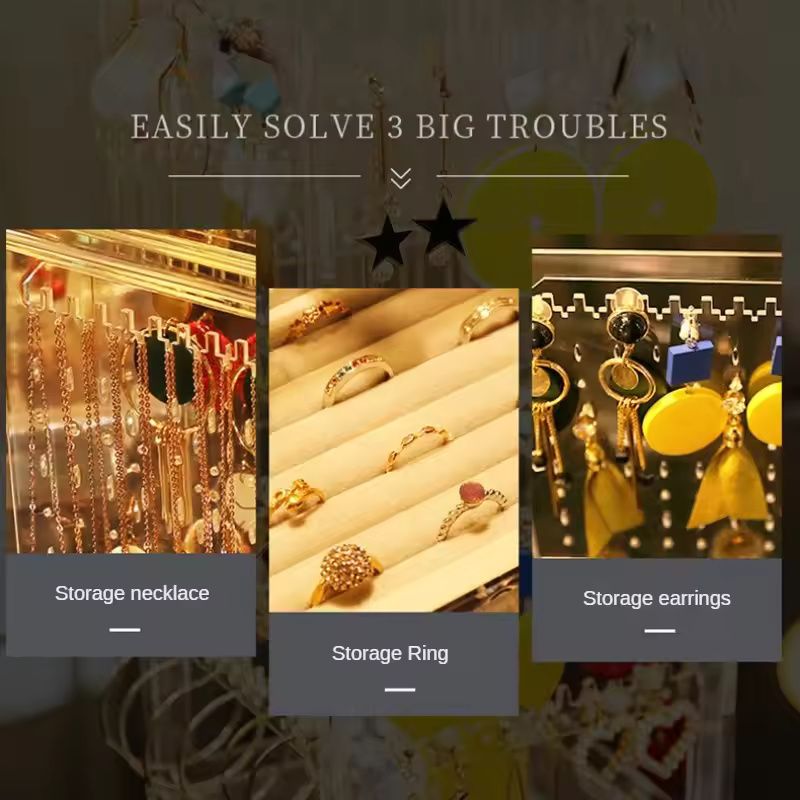 Acrylic Jewellery Organizer With Drawer