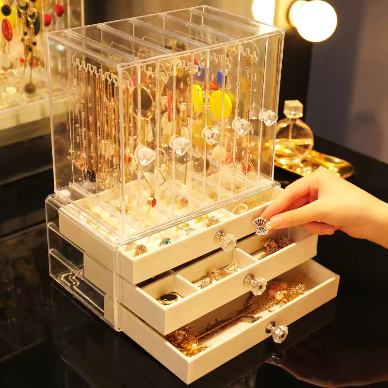 Acrylic Jewellery Organizer With Drawer