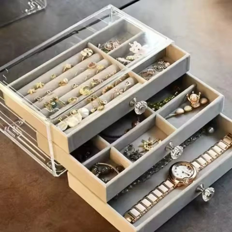 Multi Layer Drawer Jewellery Organizer