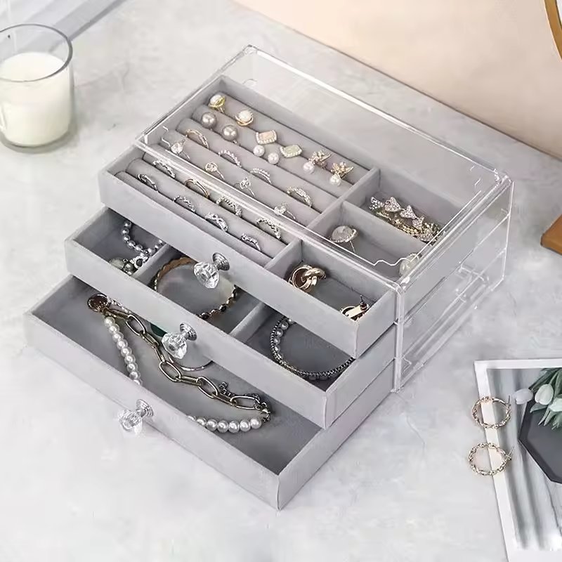 Multi Layer Drawer Jewellery Organizer