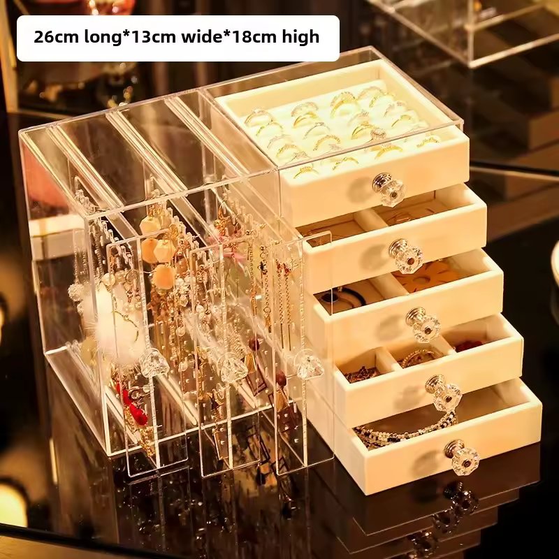 5 + 3 Acrylic jewellery Organizer