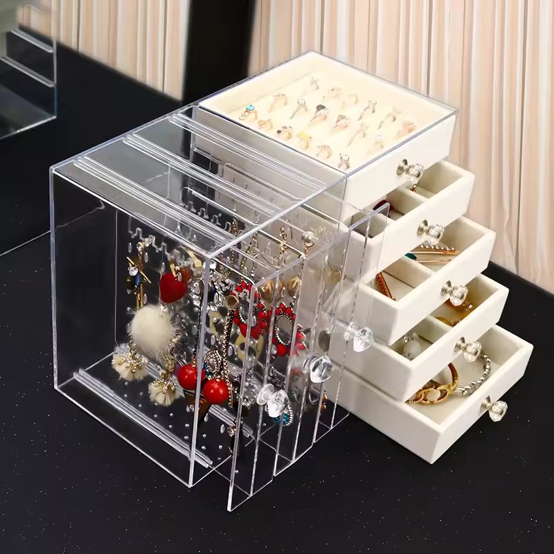 5 + 3 Acrylic jewellery Organizer