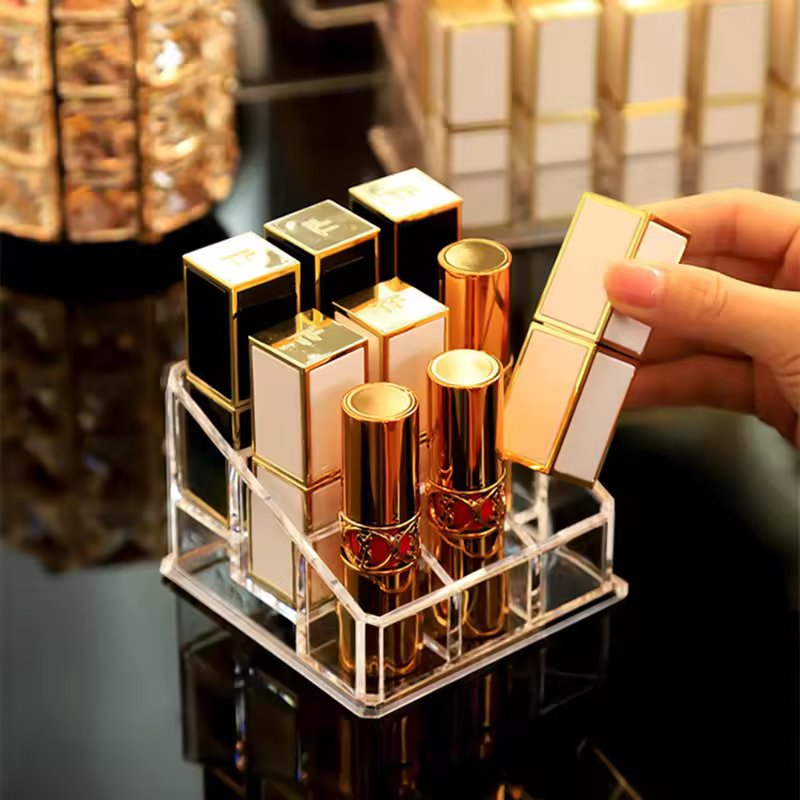 9 Grid Acrylic Lipstick Holder