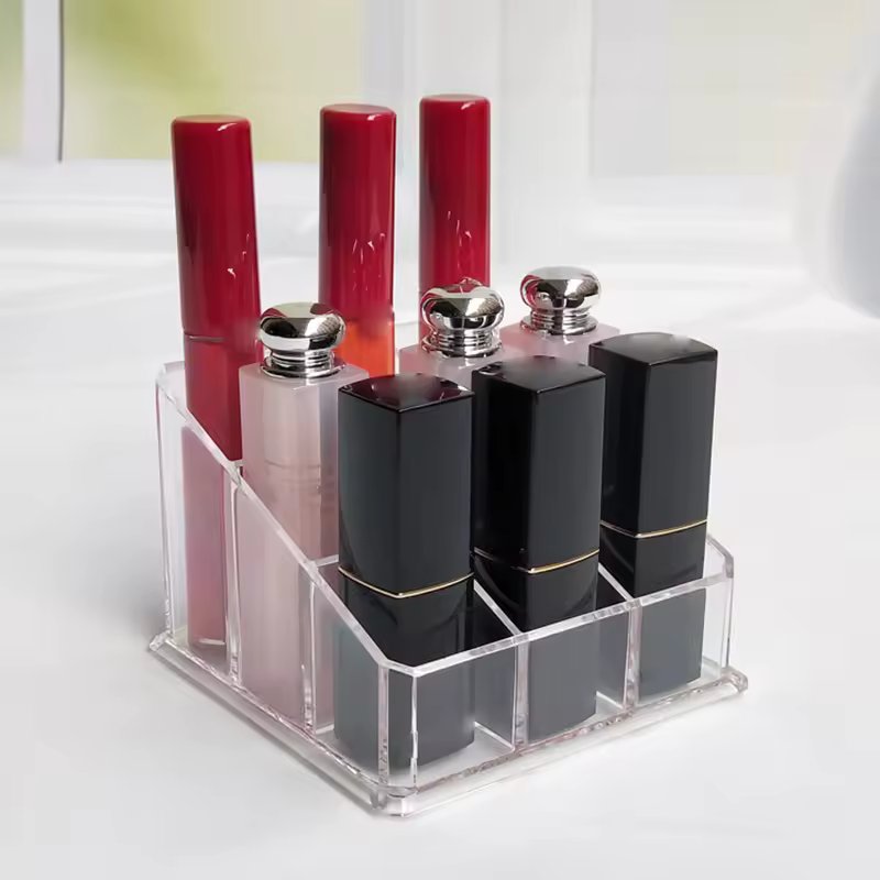 9 Grid Acrylic Lipstick Holder