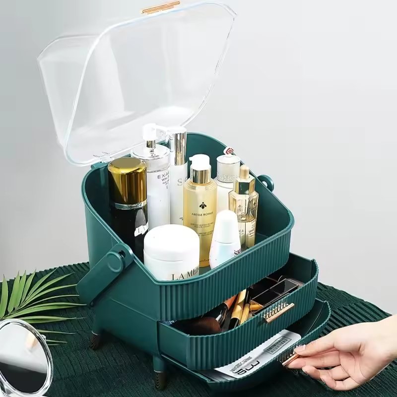 Luxury Cosmetic Organizer With Large Capacity