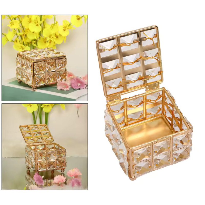 Mini Crystal Jewellery Box