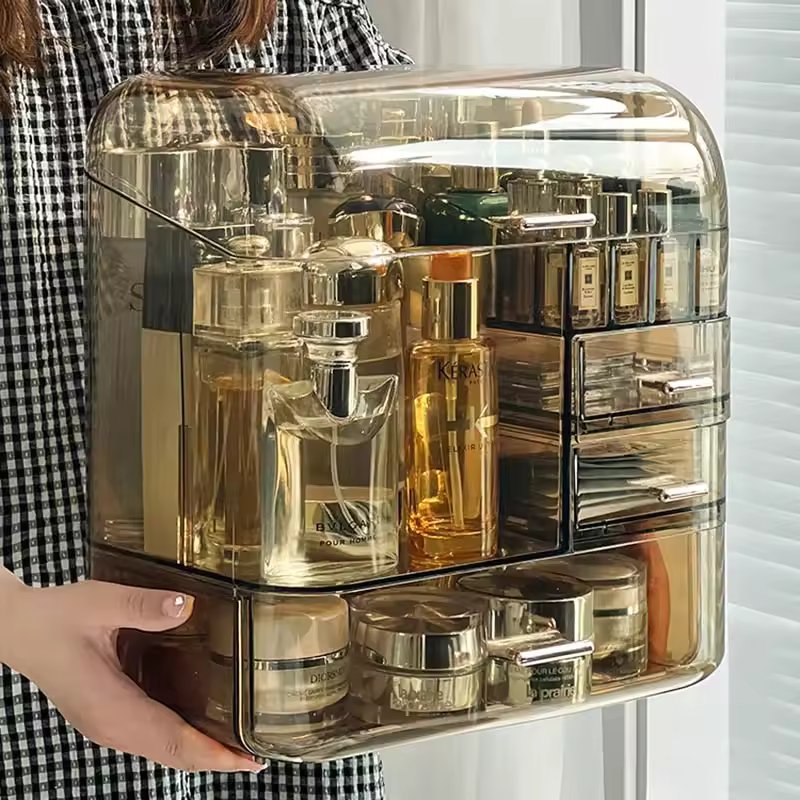 Multilayer Transparent Cosmetic Organizer