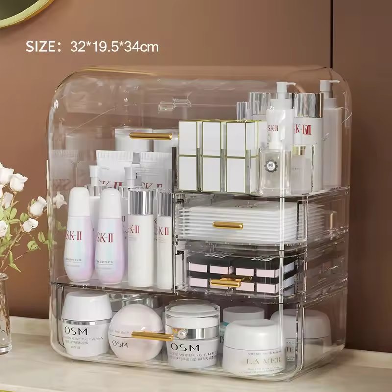 Multilayer Transparent Cosmetic Organizer