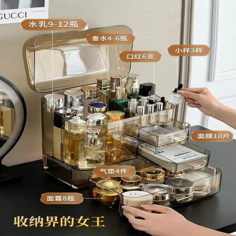 Multilayer Transparent Cosmetic Organizer