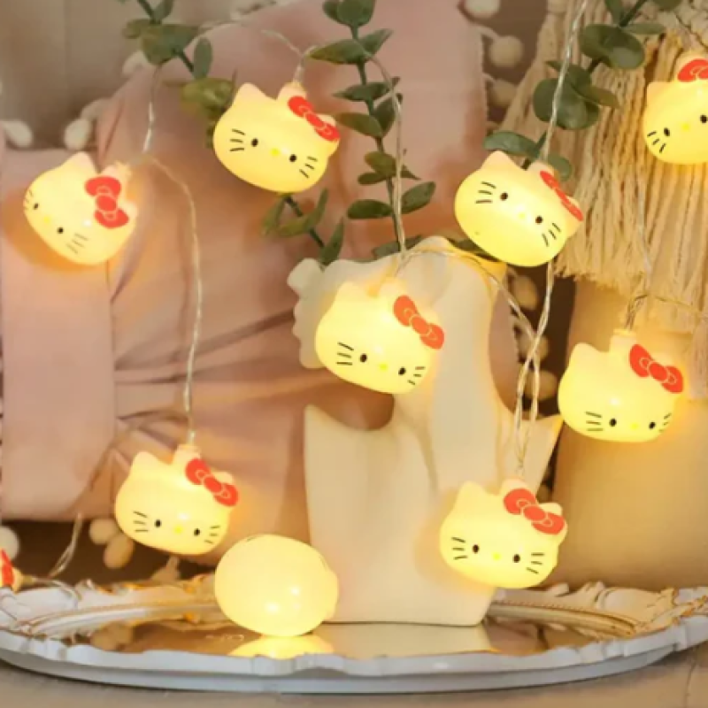 Hello Kitty-themed string lights