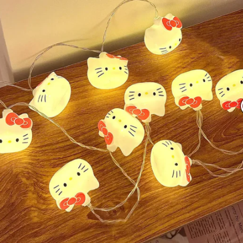 Hello Kitty-themed string lights