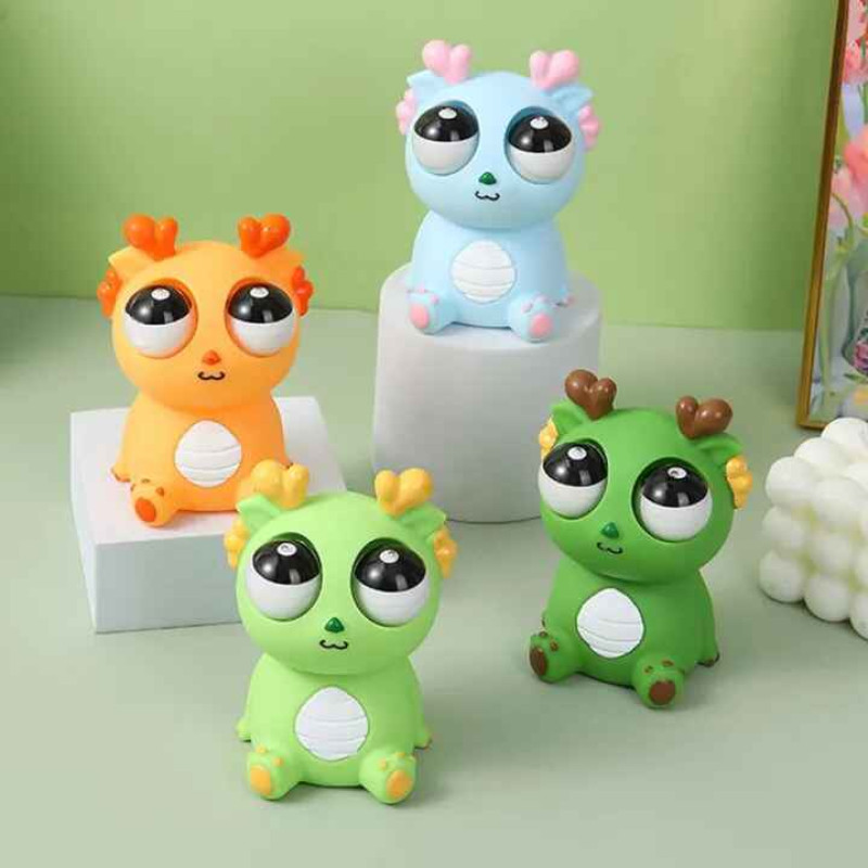 Eyes Popping Dragon Squeeze Fidget Toys Stress Relief